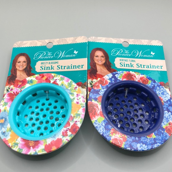 The Pioneer Woman Kitchen Bundle 2 Pioneer Woman Sink Strainer New